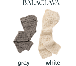 BALACLAVA gray white