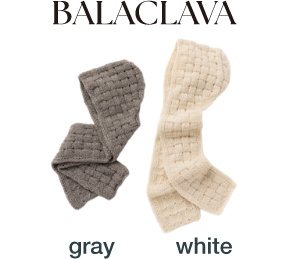 BALACLAVA gray white