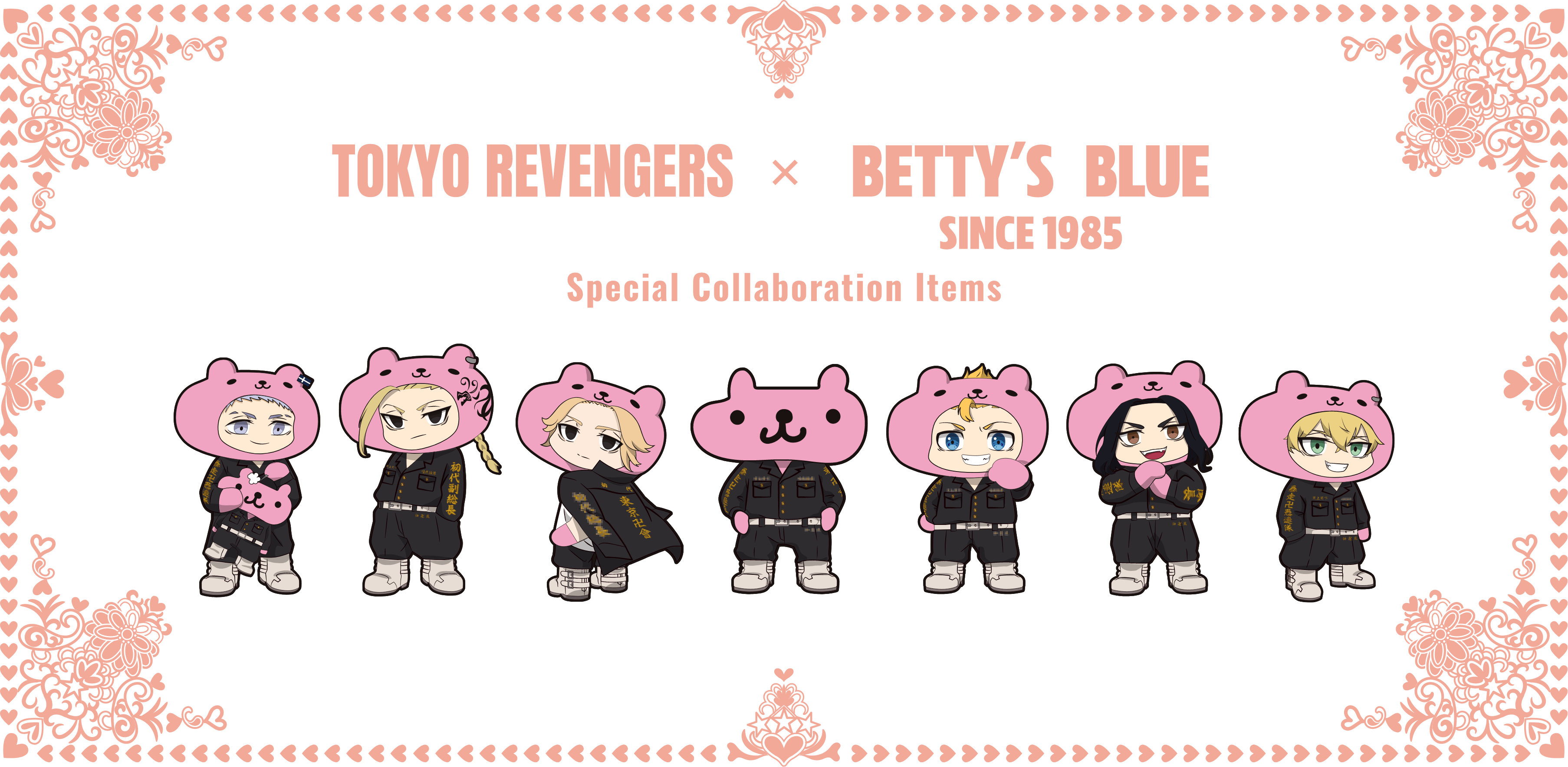 TOKYO REVENGERS BETTY'S BLUE Special Collaboration Items