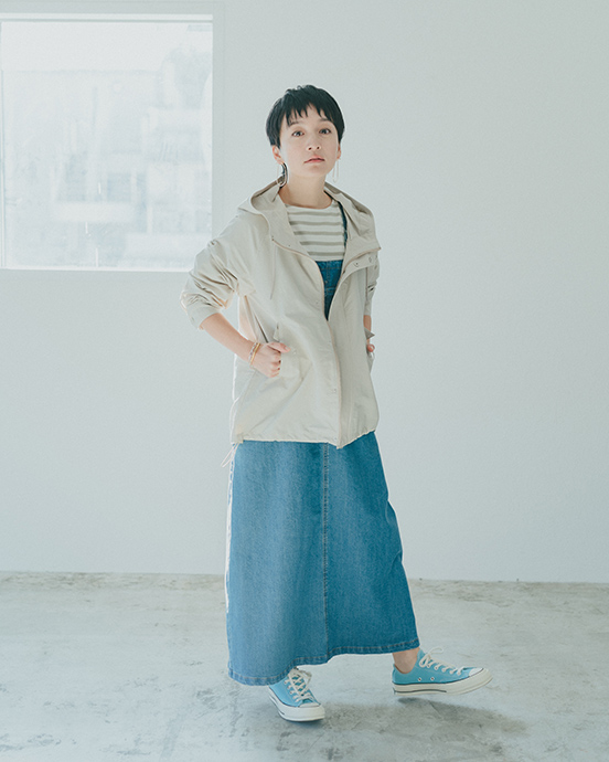 高山都さんコラボアイテム マウンテンパーカ