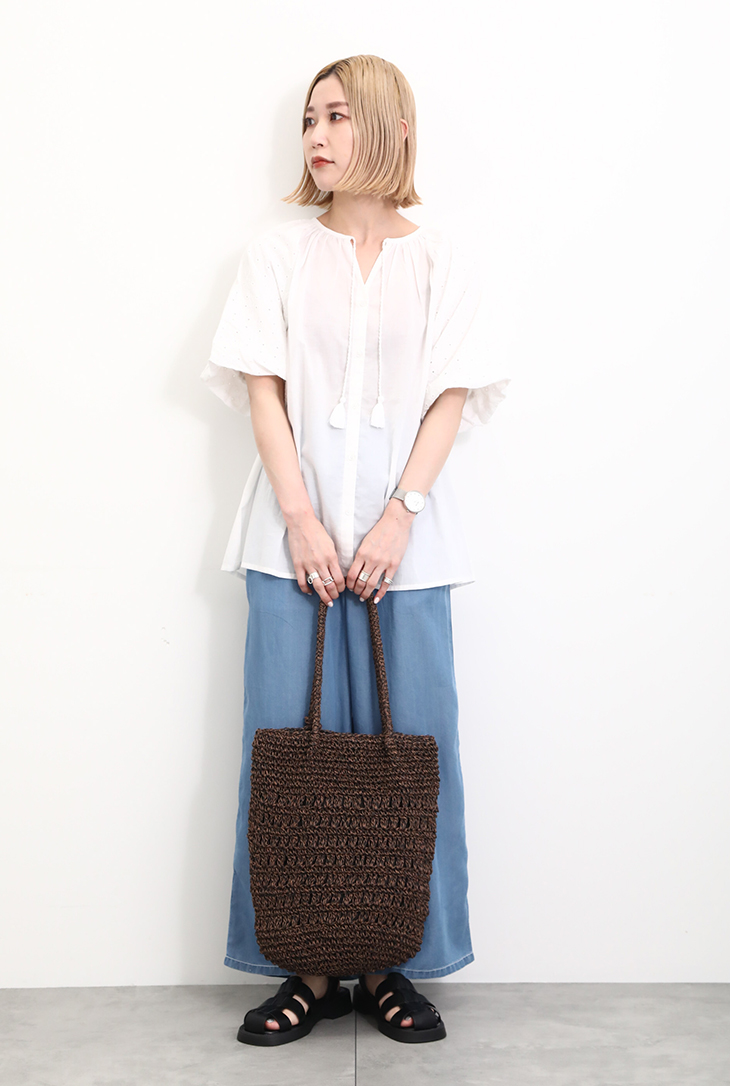 Samansa Mos2 blue【INDIAN COTTON COLLECTION】