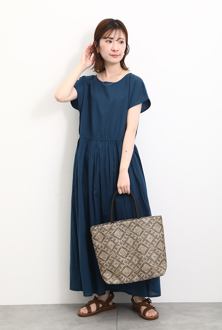 Samansa Mos2 blue【INDIAN COTTON COLLECTION】