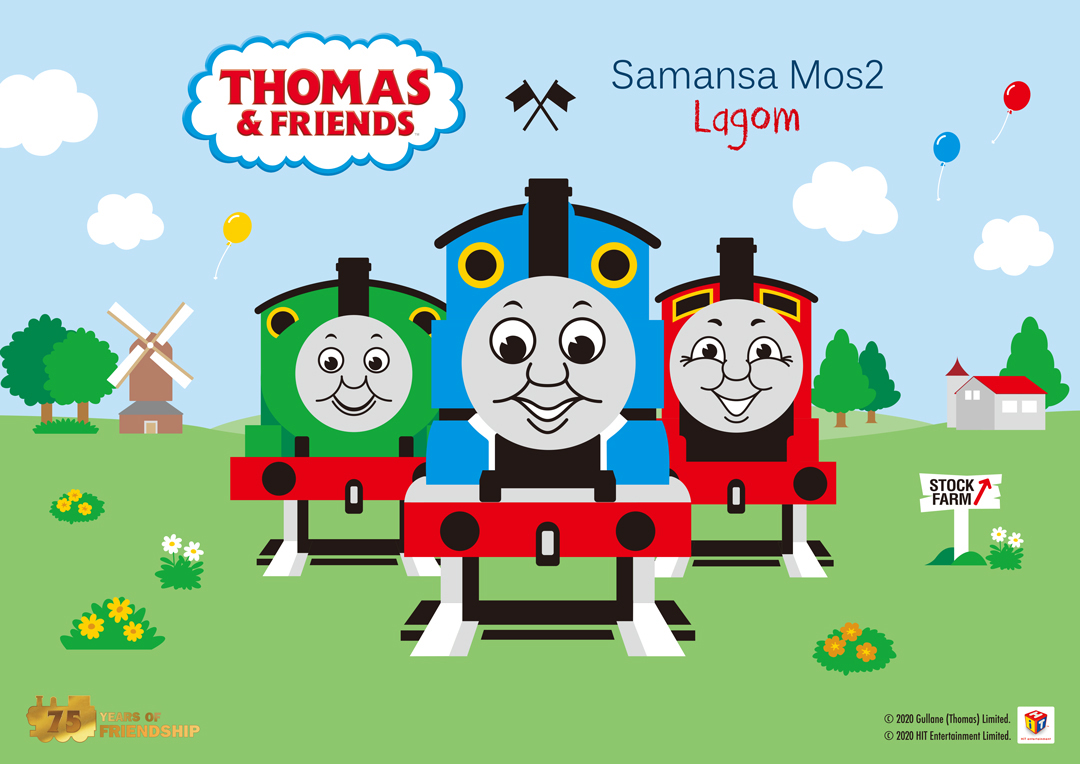 THOMAS & FRIENDS × Samansa Mos2 Lagom