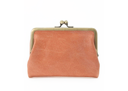 2つ折りがま口財布