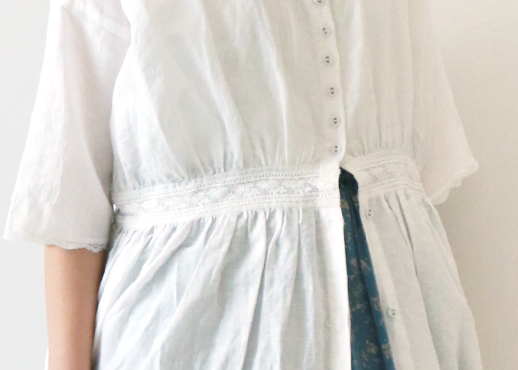 胸刺繍レースワンピース(WEB限定)