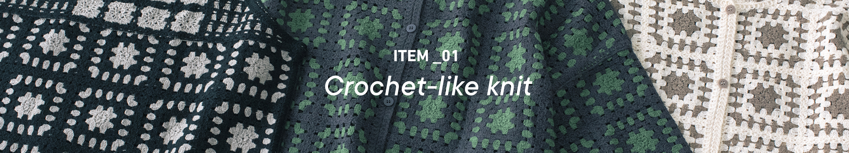 Crochet-like knit