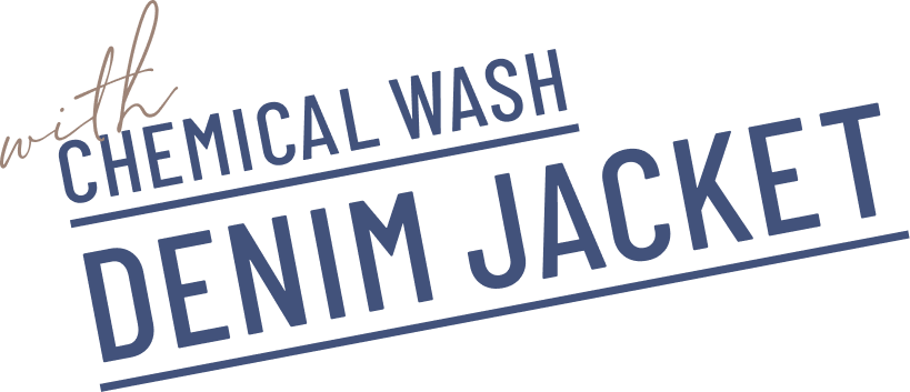 with CHEMICAL WASH DENIM JACKET