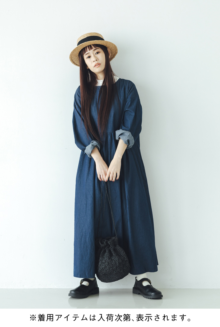 INDIGO ITEM yukiさんが着こなす初夏のインディゴ