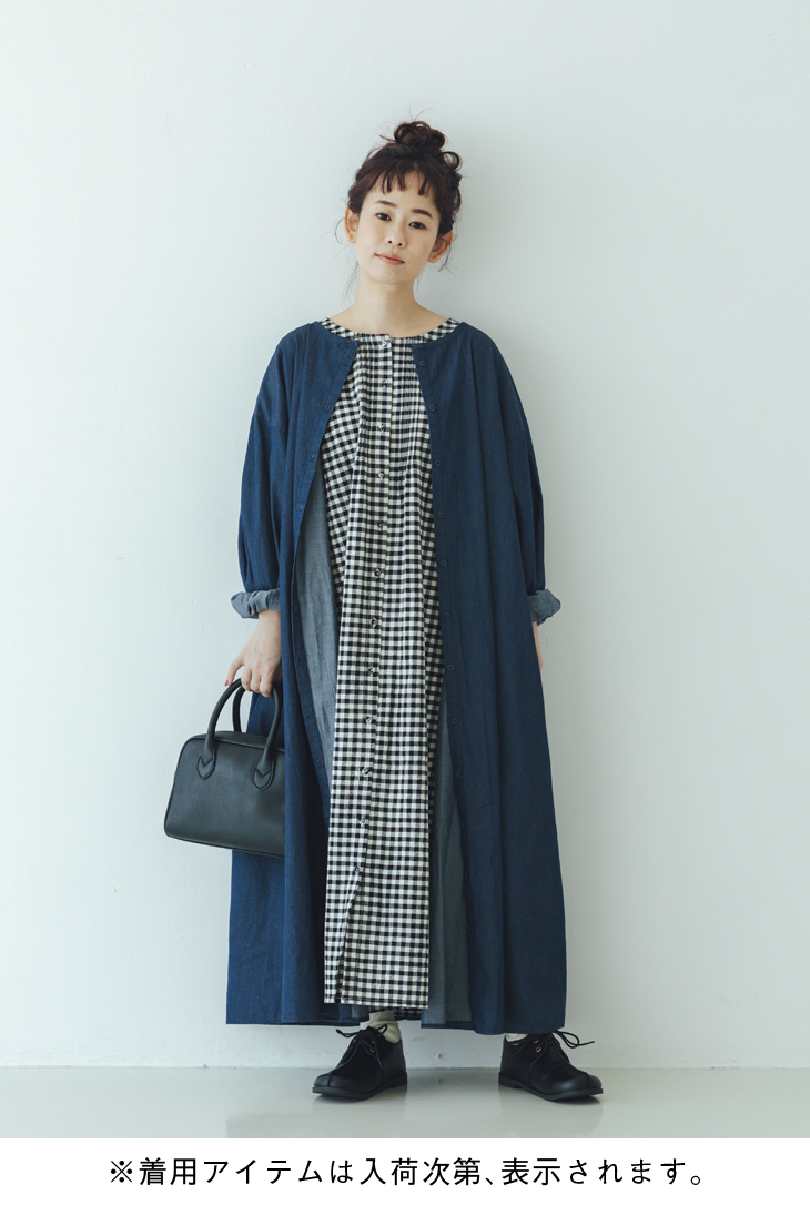 INDIGO ITEM yukiさんが着こなす初夏のインディゴ