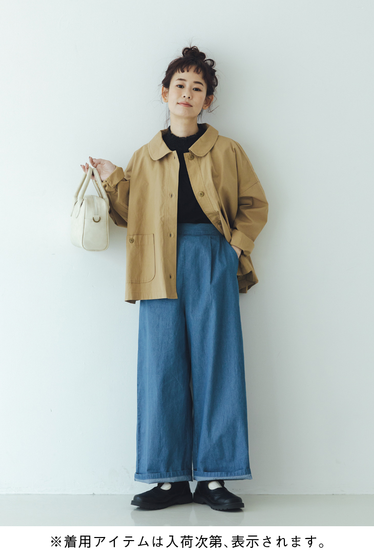 INDIGO ITEM yukiさんが着こなす初夏のインディゴ