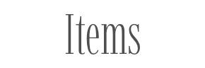 Items