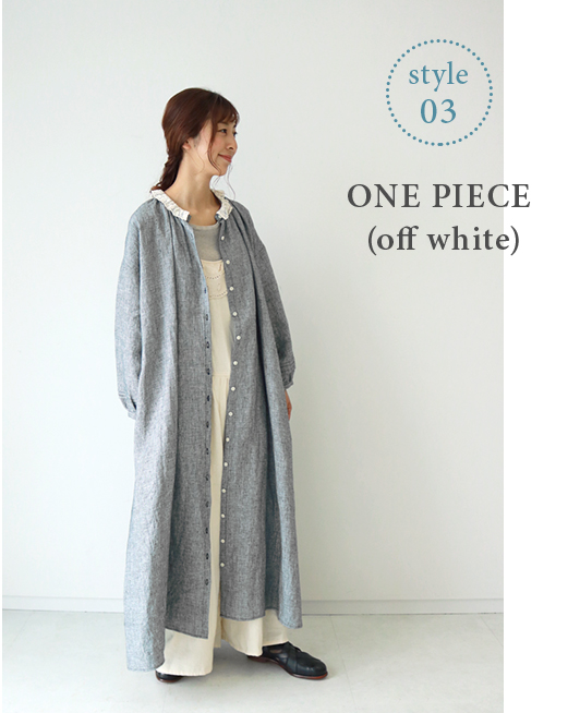 刺繍入りワンピース＆ベスト受注会 off white
