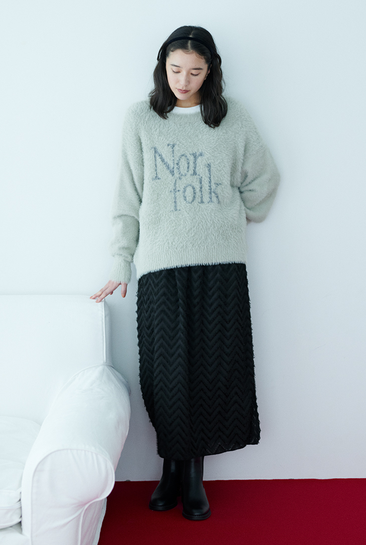 Samansa Mos2 blue 2024 WINTER COLLECTION vol.2