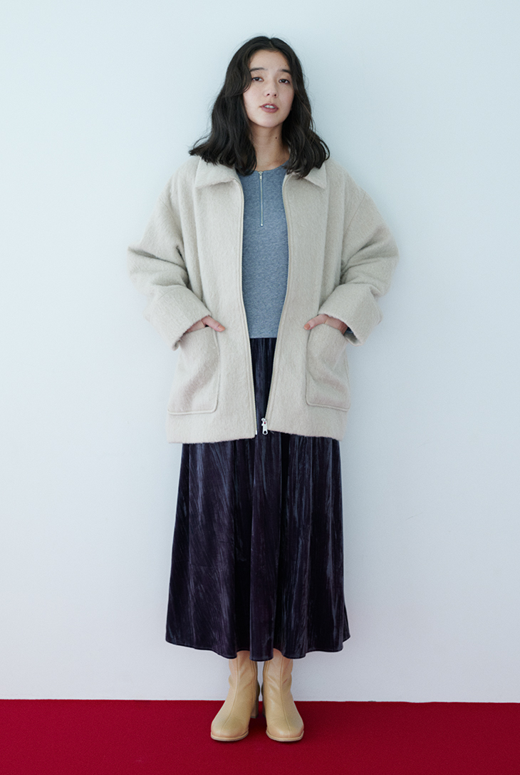 Samansa Mos2 blue 2024 WINTER COLLECTION vol.2