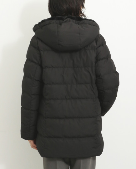 Samansa Mos2 blue【STYLE UP PADDED COAT 冬の大人カジュアルを