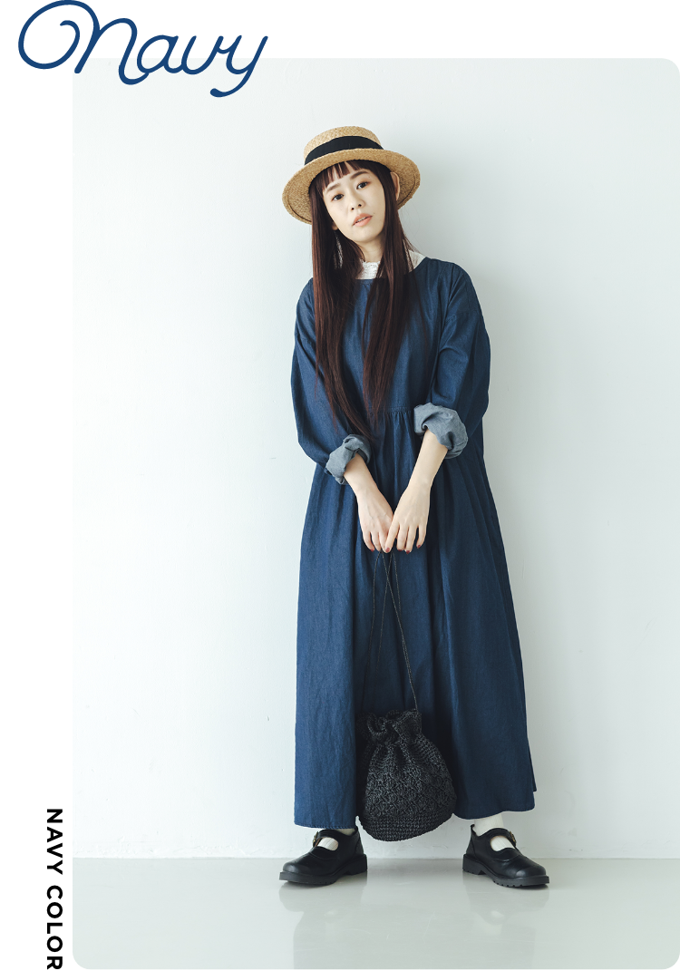 INDIGO ITEM yukiさんが着こなす初夏のインディゴ｜レディース ...