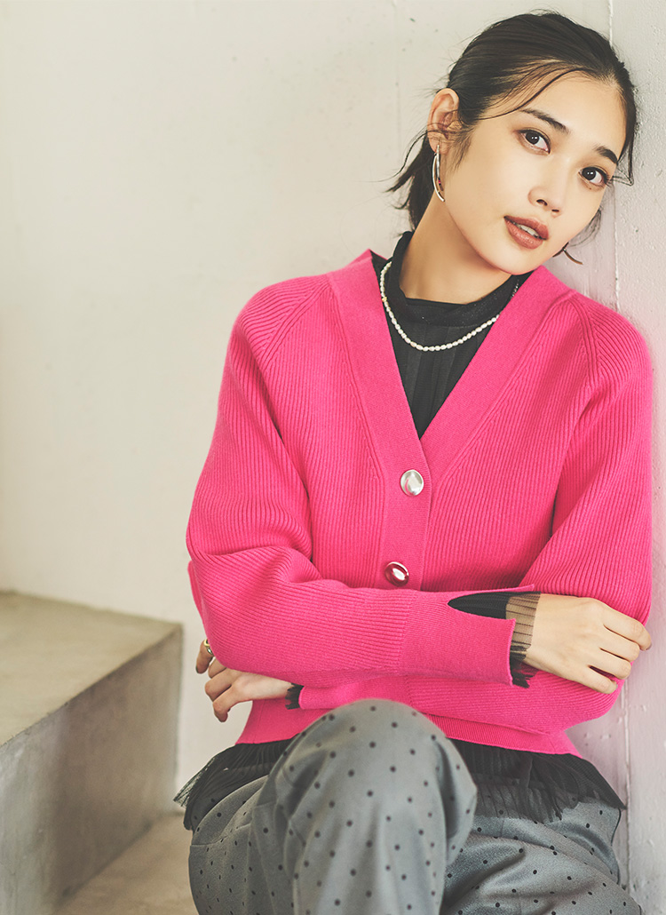 大人の洗練カラーニット stylist弓桁いずみ × Te chichi Special 大人の洗練カラーニット stylist弓桁いずみ × Te chichi Special